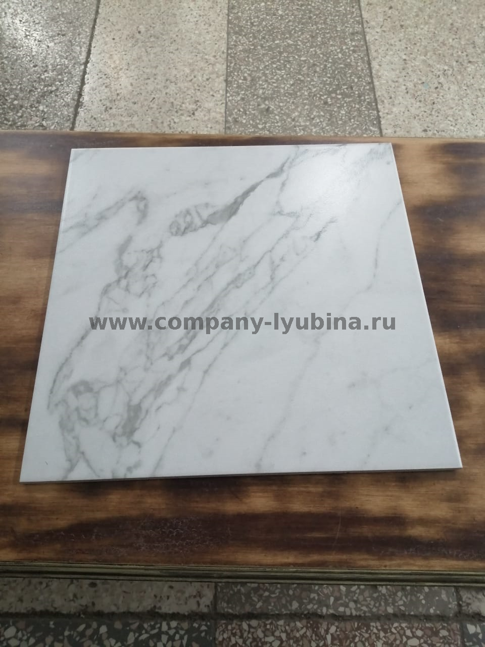 Плитка marble белый пол